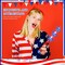 6 Pcs Independence Day Star Light up Wand Independence Day LED Wands for Party